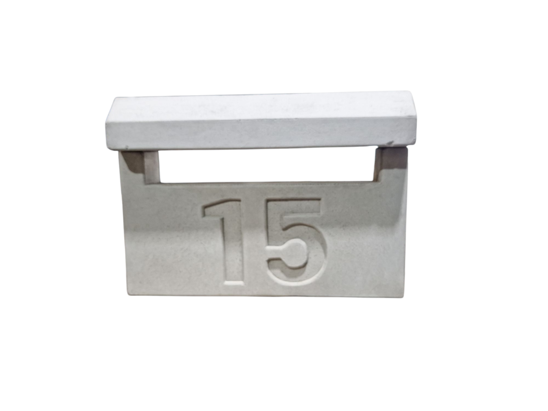 Brievenbus paneel met huisnummer 33 x 23.5 x 5 cm